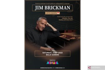 Jim Brickman helat konser di Jakarta pada September 2022