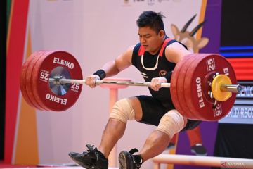 Lifter Zul Ilmi sabet emas angkat besi 89kg SEA Games Vietnam