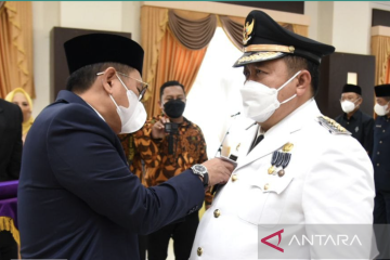 Hendriwan dilantik jadi Penjabat Bupati Boalemo