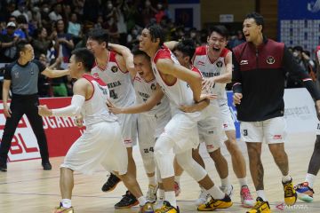 Tim Basket Indonesia ukir sejarah dengan menyabet medali emas SEA Games 2021 Vietnam