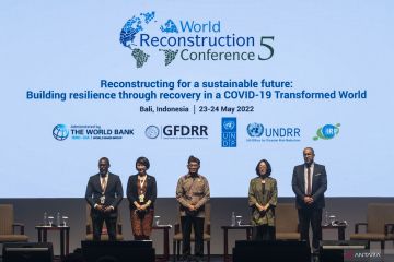 Pembukaan World Reconstruction Conference 5 rangkaian GPDRR 2022 di Bali