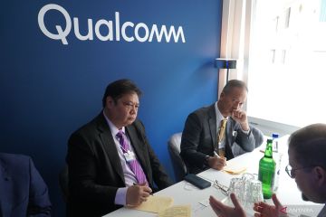 Menko Airlangga temui CEO Qualcomm bahas potensi digitalisasi RI