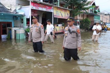 Polres Demak siap siaga evakuasi korban banjir rob