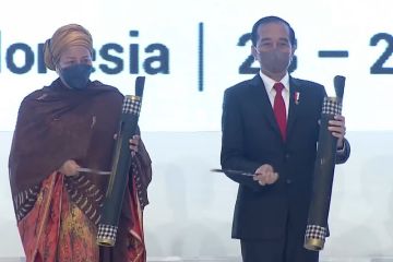 Presiden Jokowi buka forum kebencanaan GPDRR di Bali