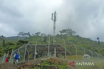 BAKTI pastikan perawatan menara BTS 4G di Pegunungan Bintang