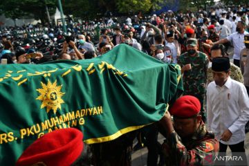 Presiden Jokowi bertakziah ke Almarhum Buya Syafii Maarif