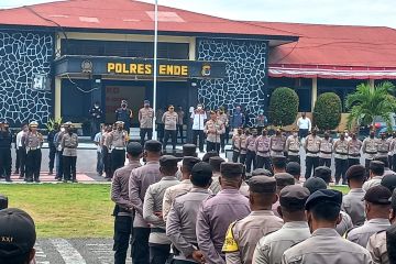 650 personel gabungan siap amankan kunjungan Presiden RI di Ende