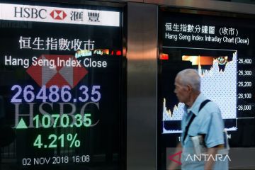 Saham China dibuka lebih tinggi, indeks Shanghai terkerek 0,22 persen