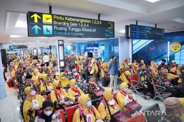 Penerbangan Umrah di Bandara Soekarno-Hatta terus naik