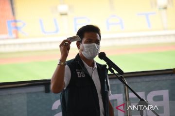 Bupati minta suporter tetap pakai masker di Stadion Si Jalak Harupat