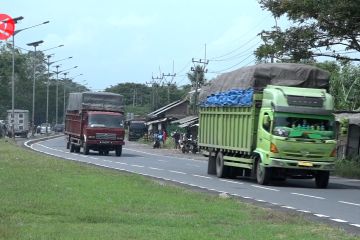 H-1, arteri Cikarang sepi dari hilir mudik kendaraan