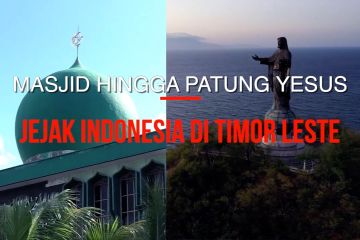 Masjid hingga patung Yesus, jejak Indonesia di Timor Leste