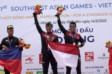 Dayung sumbang medali emas pertama untuk Indonesia