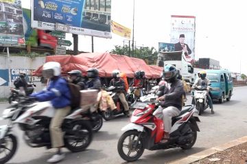 H+7 lebaran, Simpang Jomin arah Jakarta ramai lancar