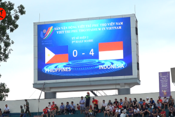 Indonesia pesta gol 4-0 atas Filipina di SEA Games 2021