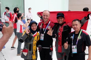 Lagi, medali emas dari menembak untuk Indonesia di SEA Games VIetnam