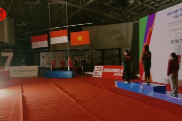 Lagu Indonesia Raya berkumandang pada cabang olahraga catur Sea Games