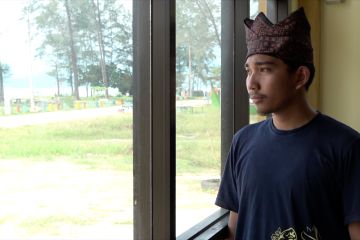 Mengenal Getang, ikat kepala tradisional asal Belitung