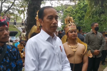 Presiden berharap aktivitas seni dan budaya bangkit kembali