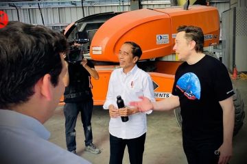 Presiden Jokowi temui Elon Musk di Space X AS