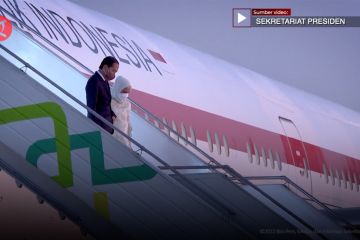 Presiden Jokowi tiba di Tanah Air usai kunjungan kerja ke AS