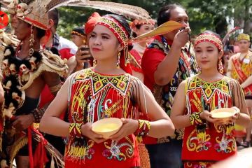 Ritual wujud syukur dalam Gawai Dayak dimulai lagi di Pontianak