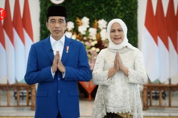 Presiden dan Ibu Negara sampaikan ucapan Selamat Idul Fitri 1443 H
