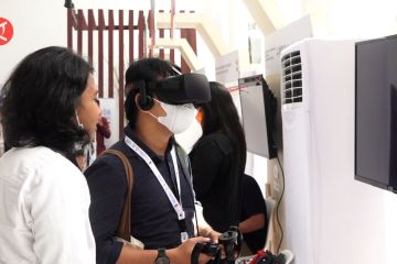 Teknologi Virtual Reality mengisi paviliun Indonesia di GPDRR