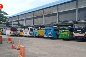 Terminal Terpadu Merak siapkan 500 bus angkut arus balik pemudik