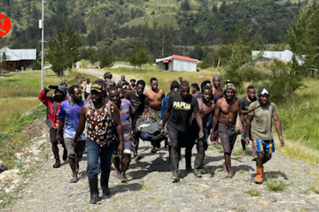 Warga temukan jenazah sopir truk korban penembakan di Ilaga Papua