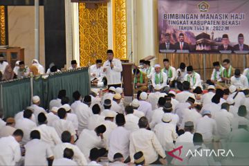 Jemaah calon haji Sukabumi mendapat enam kali bimbingan ibadah haji