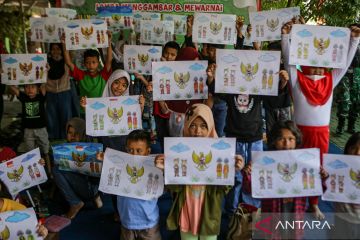 Lomba mewarnai Garuda Pancasila