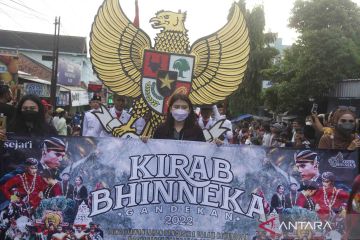 Warga Solo gelar Kirab Bhinneka memperingati Hari Lahir Pancasila