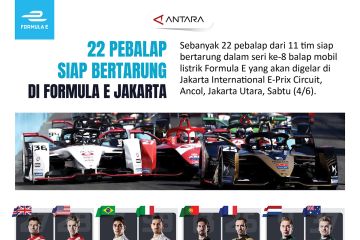 22 Pebalap siap bertarung di Formula E Jakarta
