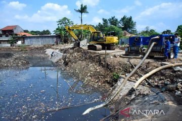 Pembangunan saluran keluar Waduk Cawang capai 55 persen