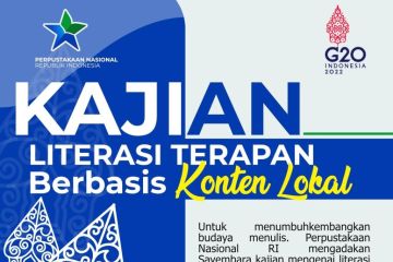 Perpusnas gelar sayembara kajian literasi berbasis konten lokal