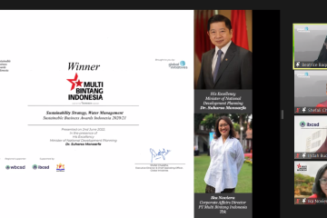 Multi Bintang Indonesia raih 4 penghargaan Sustainable Business Awards