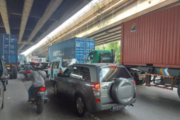 105 petugas Sudinhub Jakut atur lalin dari enam titik kepadatan Ancol