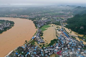 Status tanggap darurat pengendalian banjir di Guangxi naik