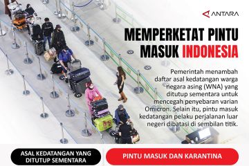 Memperketat pintu masuk Indonesia