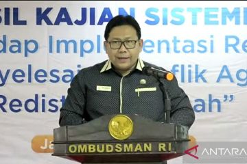 Ombudsman RI sampaikan enam saran perbaikan reforma agraria