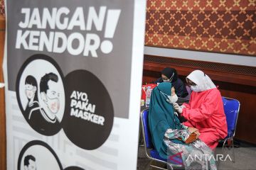 47,012 juta jiwa telah mendapat vaksin dosis ketiga