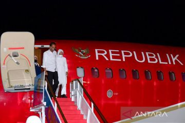 Presiden Jokowi mendarat di Sulawesi Tenggara jelang kunjungan kerja