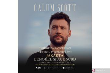 Calum Scott akan konser di Jakarta 25 Oktober 2022