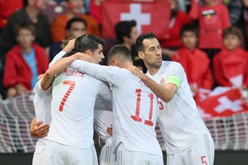 Sarabia jadi penentu kemenangan Spanyol atas Swiss