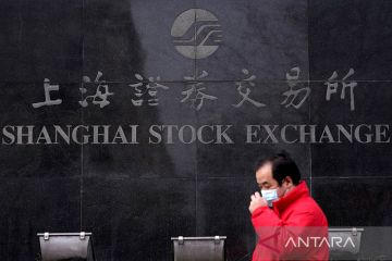 Saham China dibuka turun, Indeks Shanghai jatuh 0,76 persen