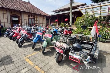 Vespa World Days Bali jadi ajang berkumpulnya pencinta Vespa dunia