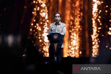 Presiden Jokowi doakan anggota HIPMI jadi konglomerat pada 2045