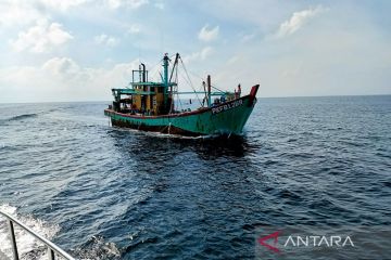 KKP tangkap empat kapal ikan ilegal di Selat Malaka-Perairan Ternate