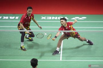 Fajar/Rian bungkam pasangan tuan rumah di perempat final Malaysia Open